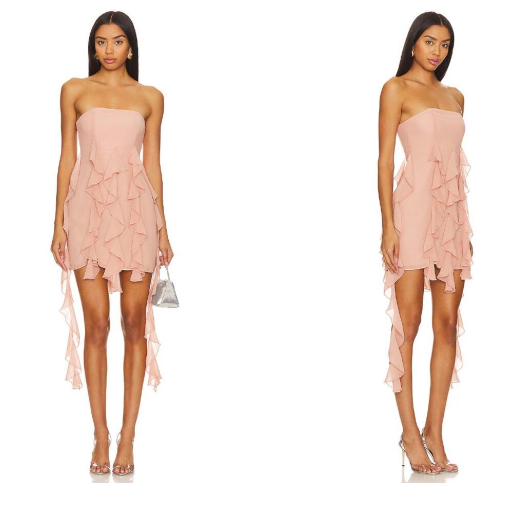 NBD Denali Mini Dress in Blush Pink